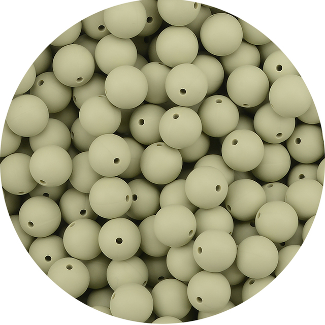 LOVKA 12mm 100pcs/lot Silicone Beads Food Grade Baby Teether Round Beads Baby Chewing Teething Beads Silicone Teether Diy