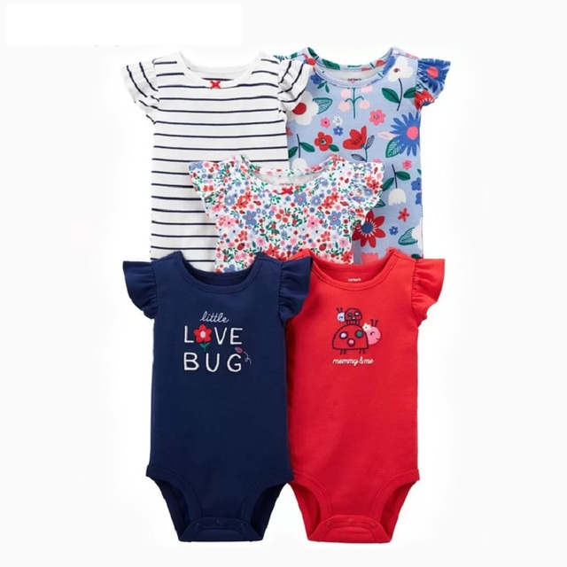 Baby Short Sleeve O-Neck Bodysuit Boy Girl Body Clothes Infant Clothes Unisex New Born Bodysuits 2021 Spring Summer Costume