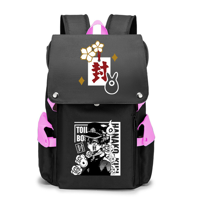 Anime Toilet Bound Hanako-kun Backpack Cartoon Large Capacity School Bag Fashion Multifunctional Laptop Backpack Travel Bag