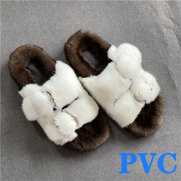 100% Genuine Mink Fur European Luxury Slippers Winter Indoor Slippers Women Slippers Women Slippers