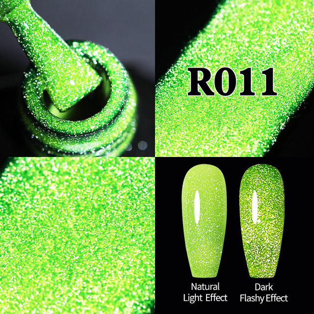 UR SUGAR 7.5ml Cat Reflective Magnetic Nail Gel Polish Rainbow Gel Shine Laser Gel Soak Off UV Varnish LED Nail Art Design