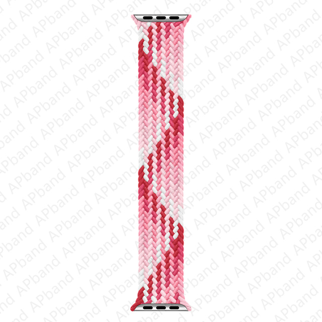 Strap for Apple Watch Band 45mm 41mm 44mm 40mm 42mm 38mm 1:1 Formal Nylon Braided Solo Loop Bracelet iWatch Series 3 4 5 SE 6 7