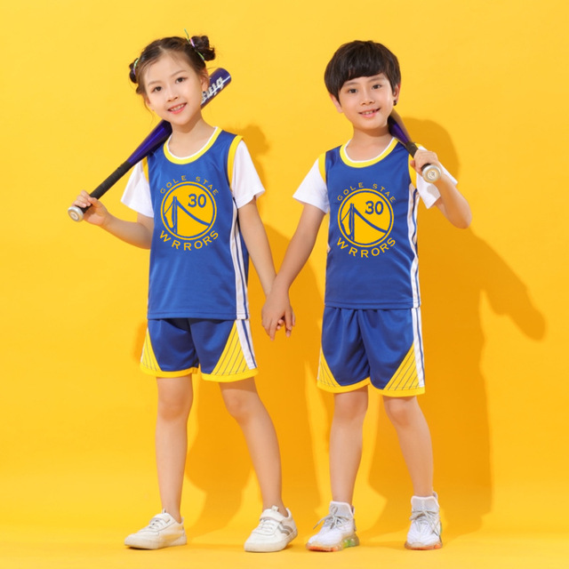 Baby boy basketball uniform outdoor sportswear 3-12 years old girls youth short suit summer children designer clothes set