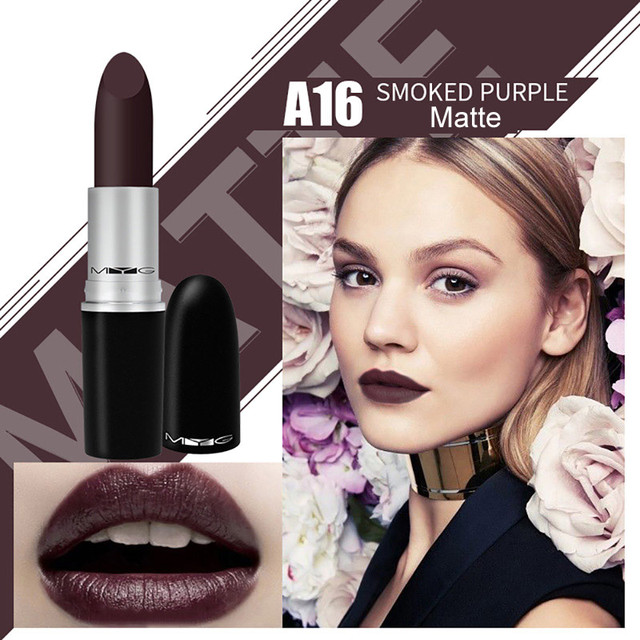 New Matte Lipstick High Quality Metal Tube Bullet Lipstick Lipstick Waterproof Long Lasting Lipstick Lip Makeup Cosmetics