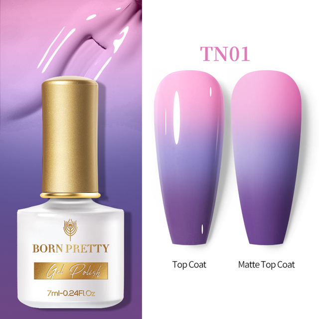 Born Pretty Pink Color Luminous Gel Nail Polish Glow In The Dark Neon Fluorescent Soak Off UV LED Top Coat Semi Permanent Varnish