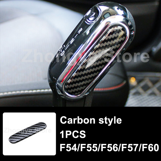 Modified Style Carbon Fiber Car Interior Stickers For Mini One Cooper S JCW Clubman F54 F55 F56 F57 F60 Countryman Accessories