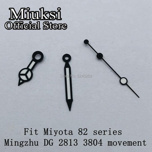 Miuksi-Luminous Wristwatch NH35 NH36 ETA 2836 2824 Miyota 8205 8215 821A Mingzhu DG 2813 3804