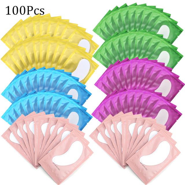 Eyelashes Extension Supplies Lashes Set Micro Brush Tape Glue Ring Eye Pad Disposable Mascara Applicator Eyelashes Tool