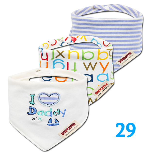 3pcs Organic Cotton Baby Gauze Scarf Burp Cloth Bandana Bibs Newborn Baby Boy Infant Girl Toddler Winter Scarf Waterproof Bib