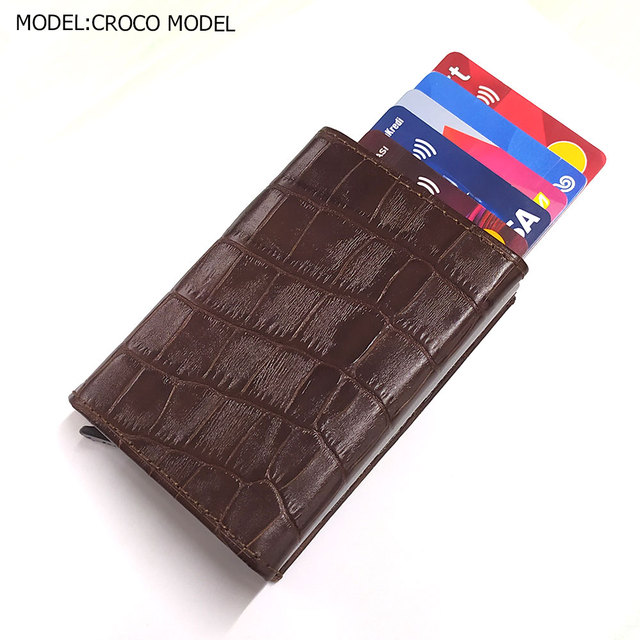 smart wallet business card holder genuine cowhide handmade smart automatic card holder men gift distributions card holder wallet wallet men card holder purse cards wallet money purse men's wallet id card holder men's wallets