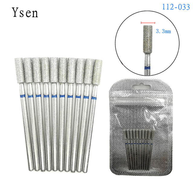 10pcsSet Diamond Nail Drill Bit Artery Electric Cutters For Pedicure Manicure Files Cuticle Burr Nail Tools Accessories