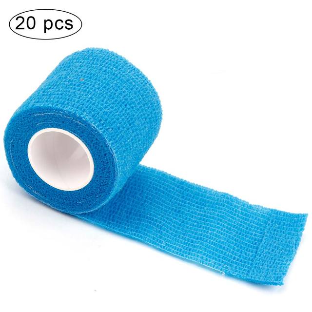 1/6/10/20pcs Disposable Tattoo Bandage Self Adhesive Elastic Bandage Handle With Tube Tighten Permanent Makeup Accessories