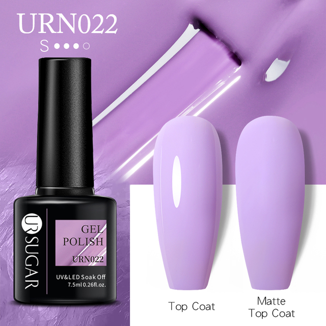 UR SUGAR 7.5ml Milky White Gel Nail Polish Clear Pink Gel Nail Extension Tips Soak Off Led UV Gel Varnish