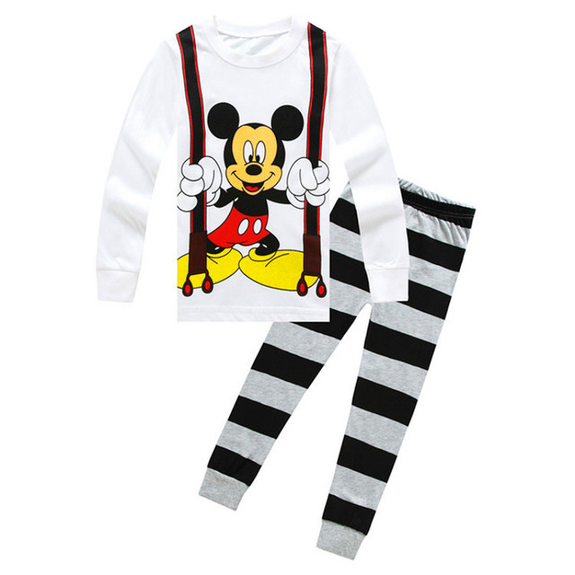 Children's Clothing Set Boys Sleepwear Kids Clothes Spider Pajamas Set Baby Girls Cotton Cartoon Pajamas Spring Autumn Pajamas