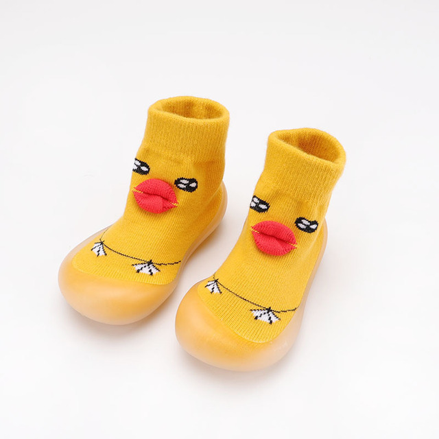 Baby Boy Girl Shoes Autumn Winter Spring Infant Nonslip Sock Baby Soft Rubber Sole Sock Toddler Shoes Anti-slip Floor Socks Shoes