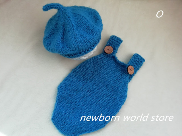 Newborn photography accessories, hat, hat and shorts