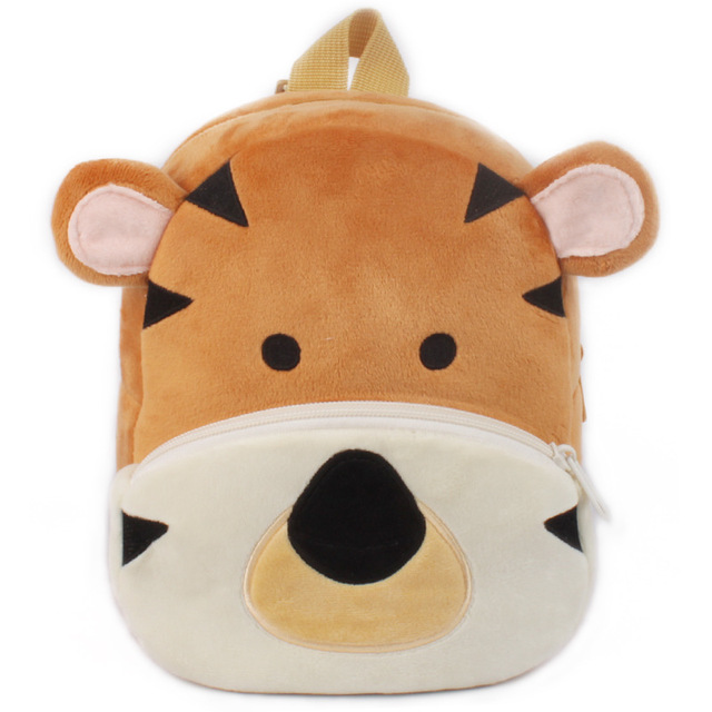 Baby Baby Backpack Kids Bags 3D Cartoon Animal Plush Backpacks For Boys Girls Cute Children Kindergarten Book Bag 0-4 Years