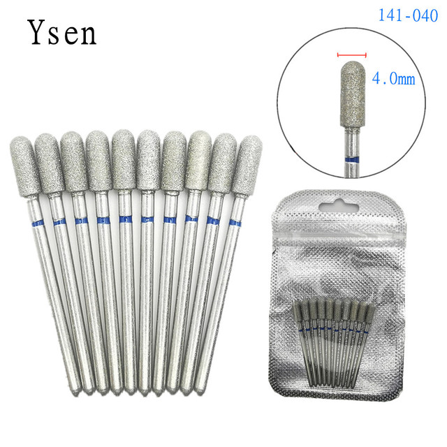 10pcsSet Diamond Nail Drill Bit Artery Electric Cutters For Pedicure Manicure Files Cuticle Burr Nail Tools Accessories