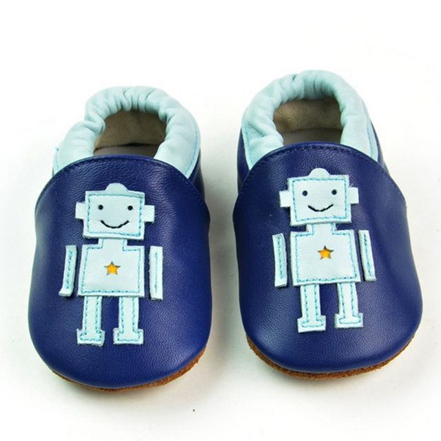 Unisex Infant Baby Shoes Toddler Toddler Baby Soft Soled Cowhide Bottom Skid-Proof Boys Girls Animal First Walkers 0-24 Month