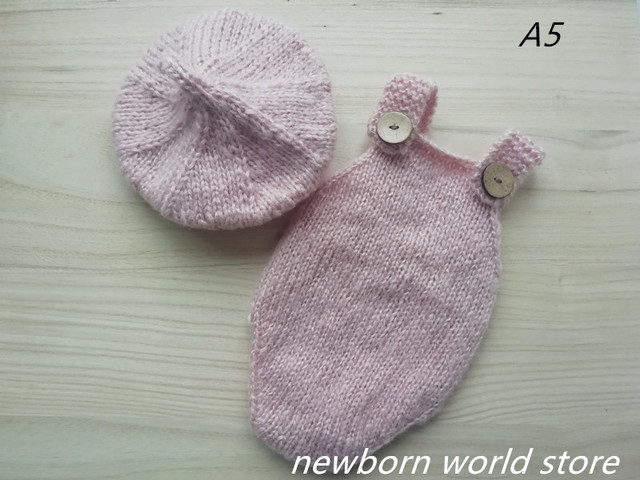 Newborn photography accessories, hat, hat and shorts