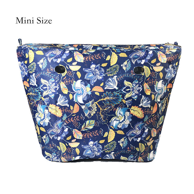 Floral trim waterproof inner insert, classic small inner pocket, handbags accessory