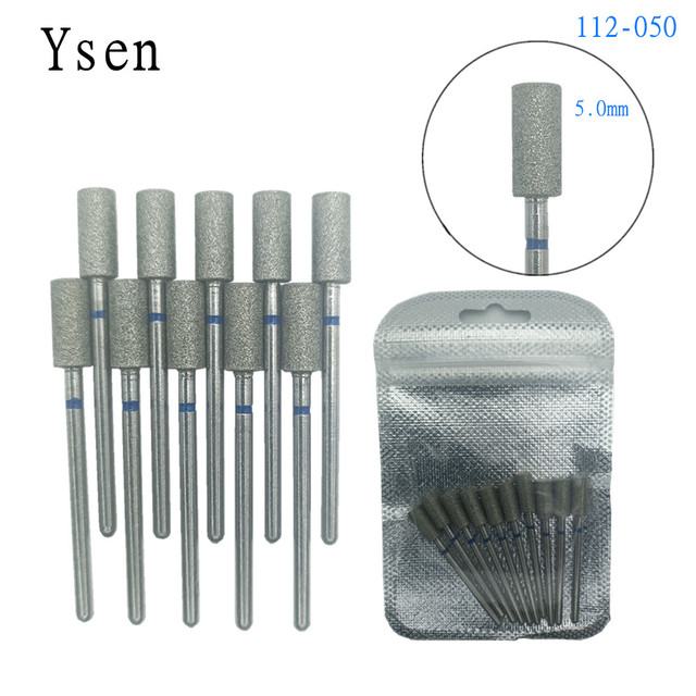 10pcsSet Diamond Nail Drill Bit Artery Electric Cutters For Pedicure Manicure Files Cuticle Burr Nail Tools Accessories