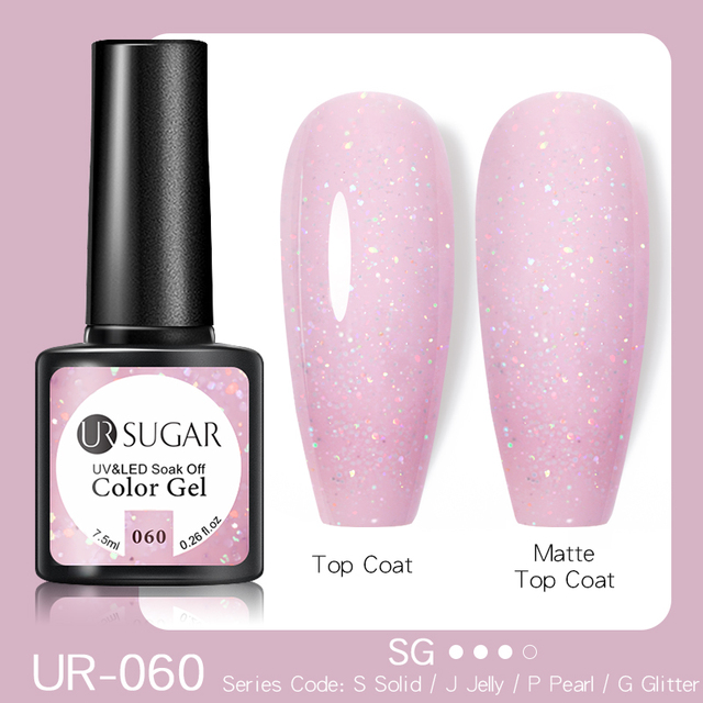 UR SUGAR 7.5ml Disco Reflective Cat Magnetic Gel Nail Polish Auroras Iridescent Glitter Sequins Soak Off Nails Art UV Varnish