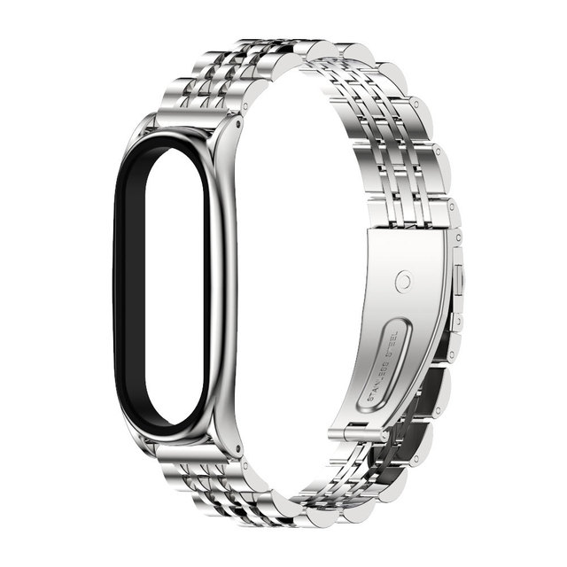 Strap for Xiaomi Mi Band 6 5 NFC Universal Metal Wrist Bracelet for Mi Band 4 Strap Stainless Steel Wristbands for Mi Band 3 Correa