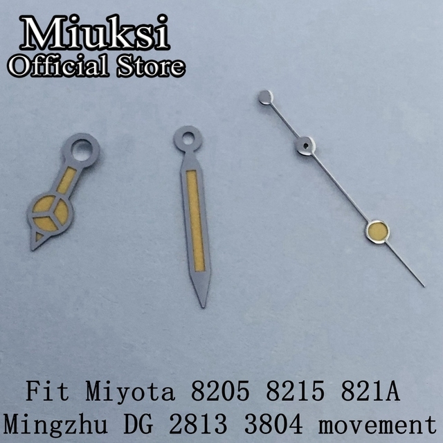 Miuksi-Luminous Wristwatch NH35 NH36 ETA 2836 2824 Miyota 8205 8215 821A Mingzhu DG 2813 3804