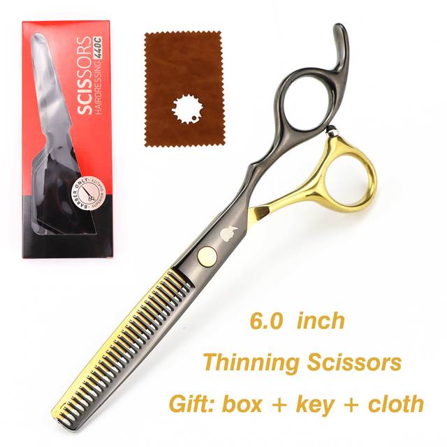 New Professional Hairdressing Scissors, Hair Cutting Barber Set High Quality Scissors Salon 6.0 inch Multi Color Options