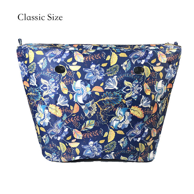 Floral trim waterproof inner insert, classic small inner pocket, handbags accessory