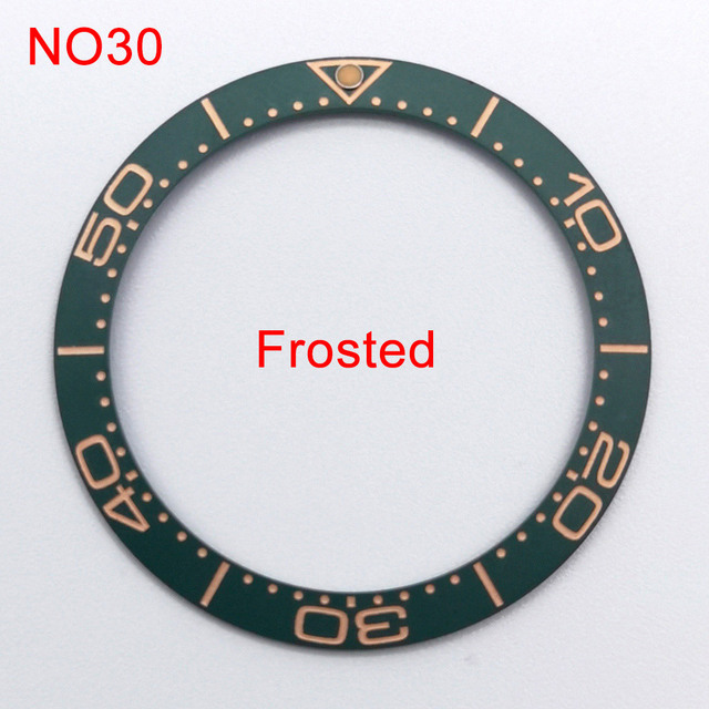 38mm watch strap high quality ceramic bezel insert for 40mm watch case accessories inner diameter 30.5mm