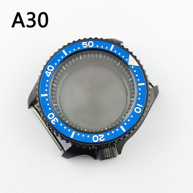 41.5mm NH35 NH36 case, watch accessories, stainless steel plated sapphire glass suitable for NH35 NH36 movement