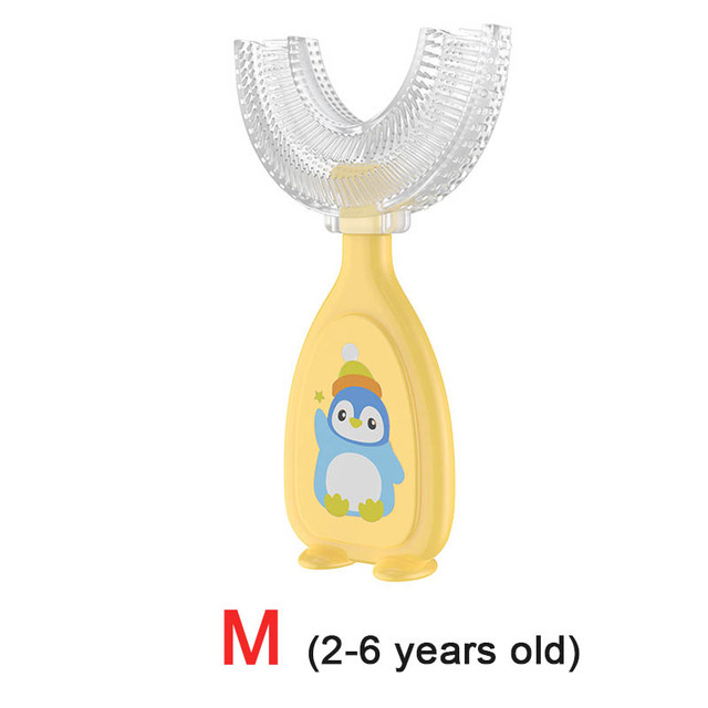 2-12Y Baby Toothbrush Children Dental Oral Care Cleaning Brush Soft Food Grade Silicone Teeth Baby Newborn Items