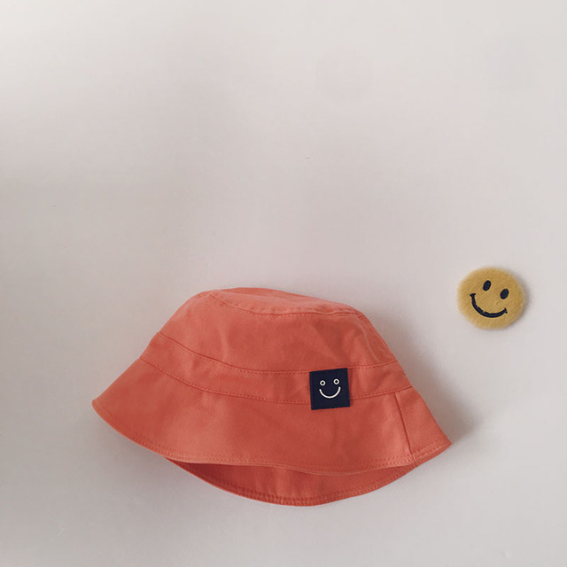 MILANCEL New Spring Caps Cute Smiling Baby Fisherman Hat