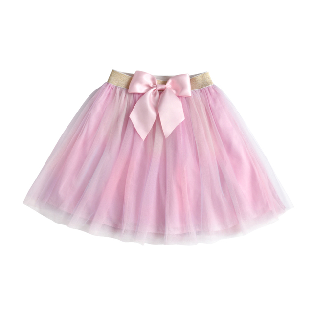 DXTON Girls Skirt Mesh Children's Skirt Girls Tutu Skirt Layered Tutu Skirt Prom Party Prom Dress Clothes