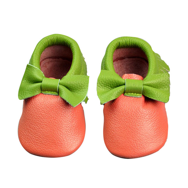 Unisex Infant Baby Shoes Toddler Toddler Baby Soft Soled Cowhide Bottom Skid-Proof Boys Girls Animal First Walkers 0-24 Month