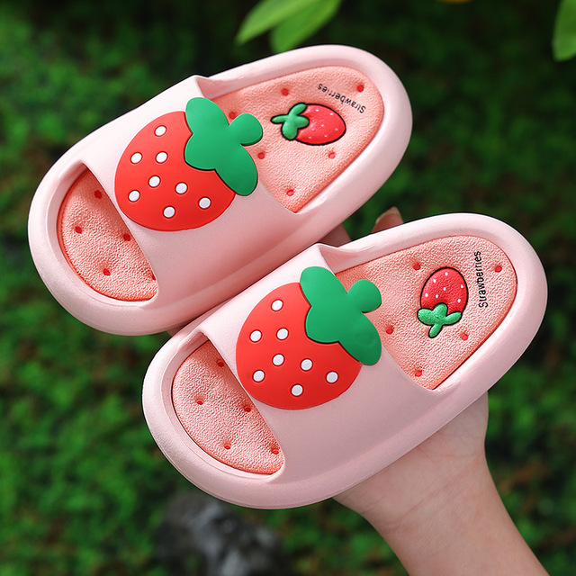 Children Slippers Cartoon Home Shoes For Boy Girl Summer Men Women Soft Beach Indoor Slippers Child Adult Kids Toddler Slides