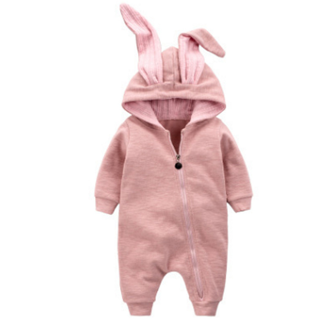 New Spring Autumn Baby Rompers Cute Cartoon Bunny Infant Girl Boy Jumpers Kids Clothes Baby Outfits