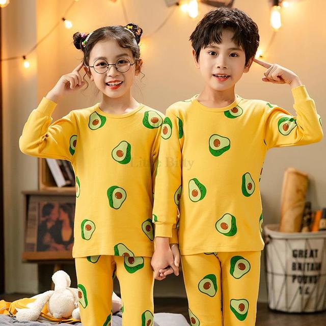 Boys Dinosaur Pajamas Children Sleepwear For 6 8 10 12 Years Kids Pajamas 100 Cotton Animal Cartoon Homewear Pajamas Suits