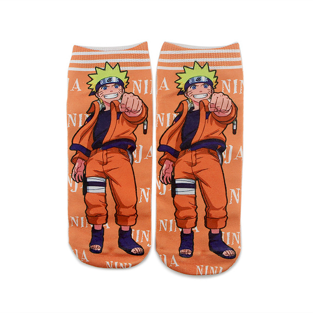 Naruto Japanese Fashion Socks Cartoon Boy Autumn Winter 2021 Girl Creative Sports Socks Casual Breathable Christmas Gift Kids Socks