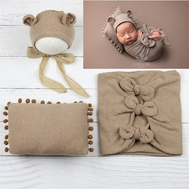 Baby Photography Props Newborn Photography Blanket Baby Photo Wrap Swaddling Photo Studio Shoot Accessories