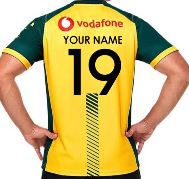 Australian rugby training shirt 2022 home away rugby jersey shirt plus size 5xl custom name and number