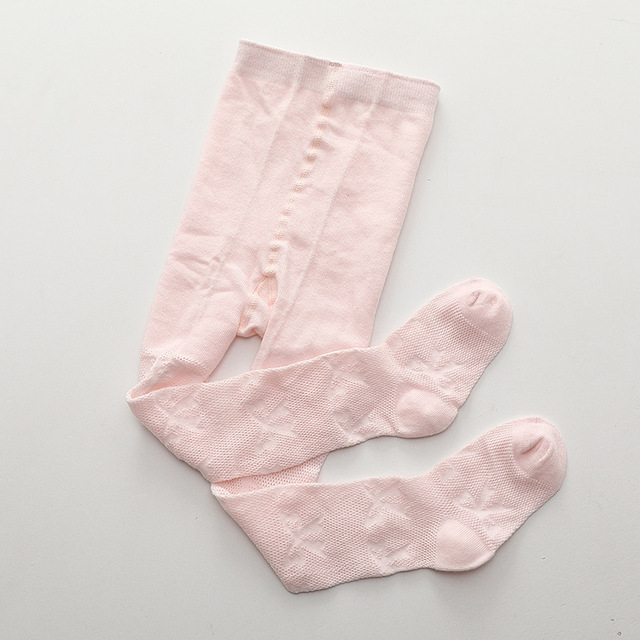 Spring Summer Infant Mesh Baby Pantyhose Baby Girls Princess Pantyhose Baby Socks Stripe Baby Socks White Soft Cotton Socks