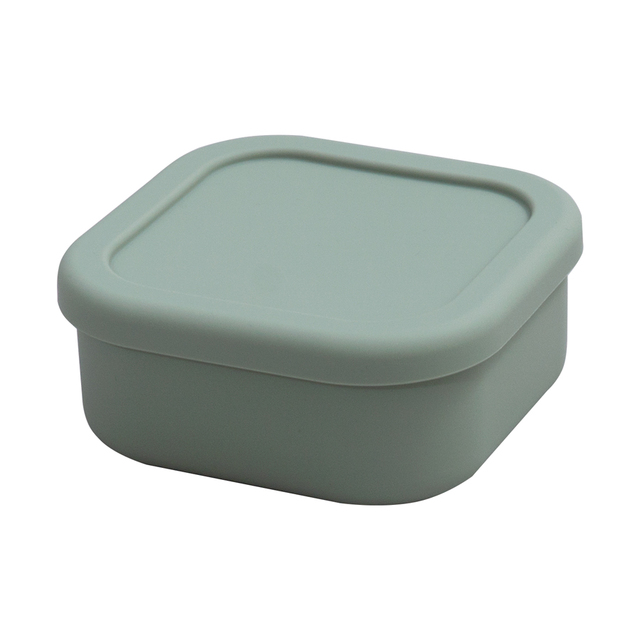 Baby Silicone Bowl Lunch Box Lunch Box With Lid Leakproof Soft Silicone Fresh Keeping Food Grade Silicone Material