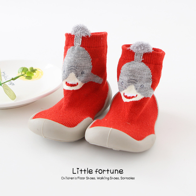 Baby shoes first baby shoes infant first walkers baby girl boy kids soft rubber sole baby shoes knit anti-slip socks