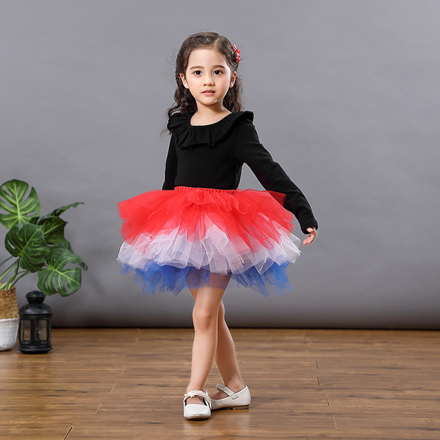 Girls Fashion Tutu Skirt 6 Layers Princess Ballet Dance Tutu Skirt Cake Skirt Kids Kids Clothes