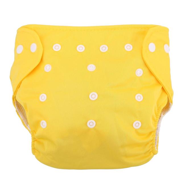 1pc Adjustable Reusable Baby Kids Boys Girls Washable Cloth Diaper Set Reusable Baby Nappies Solid Diaper