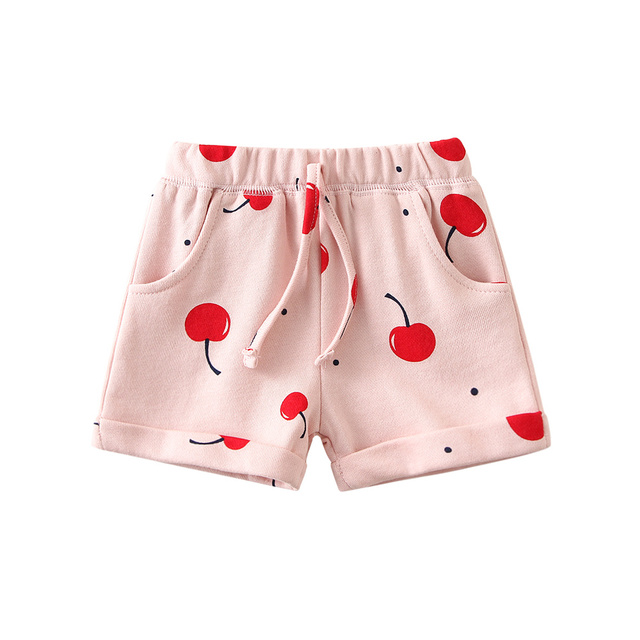 Children's cotton beach shorts, boys and girls' casual shorts, children's summer clothes