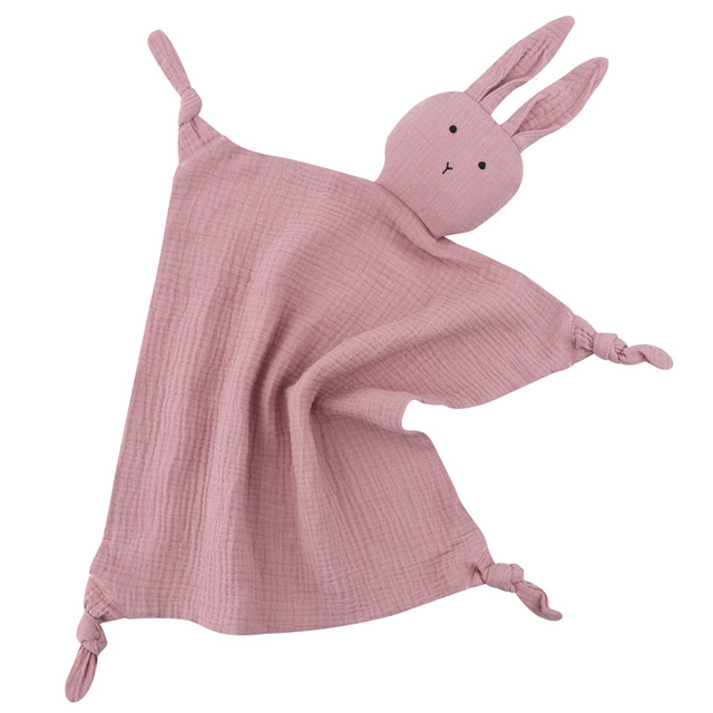 Dropshipping Center Newborn Soother Appease Towel Baby Bib Kawaii Bunny Napkin Sleepwear Nursing Cuddling Blanket Toys